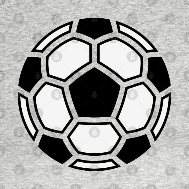 Soccer Mosaic (Ball / Logo / Symbol / Pictogram / Icon / 2C) by MrFaulbaum